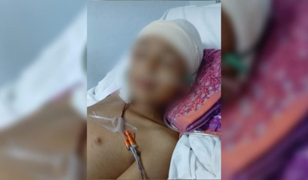 Adolescente sobrevive a brutal golpe con una piedra en Estelí. Foto: Cortesía/Fabiola Flores.