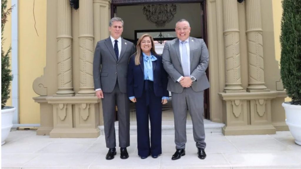En el centro la nueva secretaria General del SICA, Lina Eugenia Ajoy Rojas. Foto: Ministerio de Relaciones Exteriores y Culto de Costa Rica.