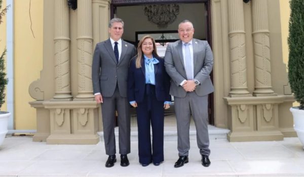 En el centro la nueva secretaria General del SICA, Lina Eugenia Ajoy Rojas. Foto: Ministerio de Relaciones Exteriores y Culto de Costa Rica.