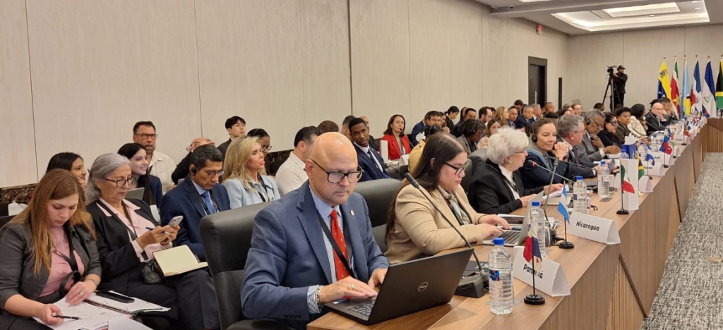 Olimpia Ochoa, Viceministra para la Cooperación Externa del Ministerio de Relaciones Exteriores, representó a Nicaragua en la Asociación de Estados del Caribe. 