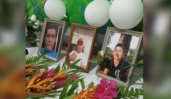 Pescadores nicaragüenses que aún continúan desaparecidos en Costa Rica. Foto: Griselda Baltondano/Cortesía.