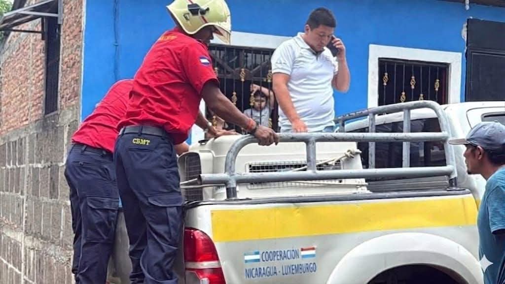 Perro pitbull ataca a una mujer en la ciudad de Matagalpa. Foto: Alexandra Chavarría/Facebook.