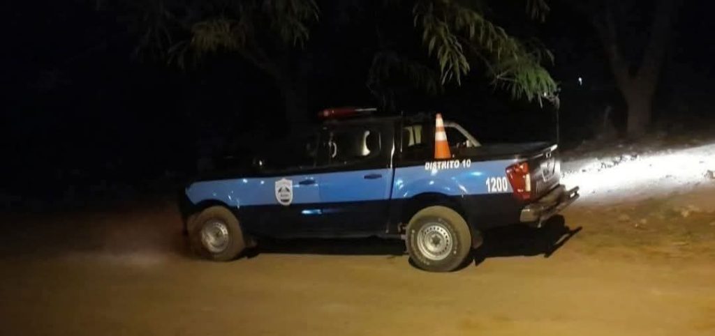 Policía del Distrito Diez de Managua investiga el hallazgo de un cuerpo de una mujer en Ciudad Sandino. Foto: Difuso TV-Canal 15/Facebook.