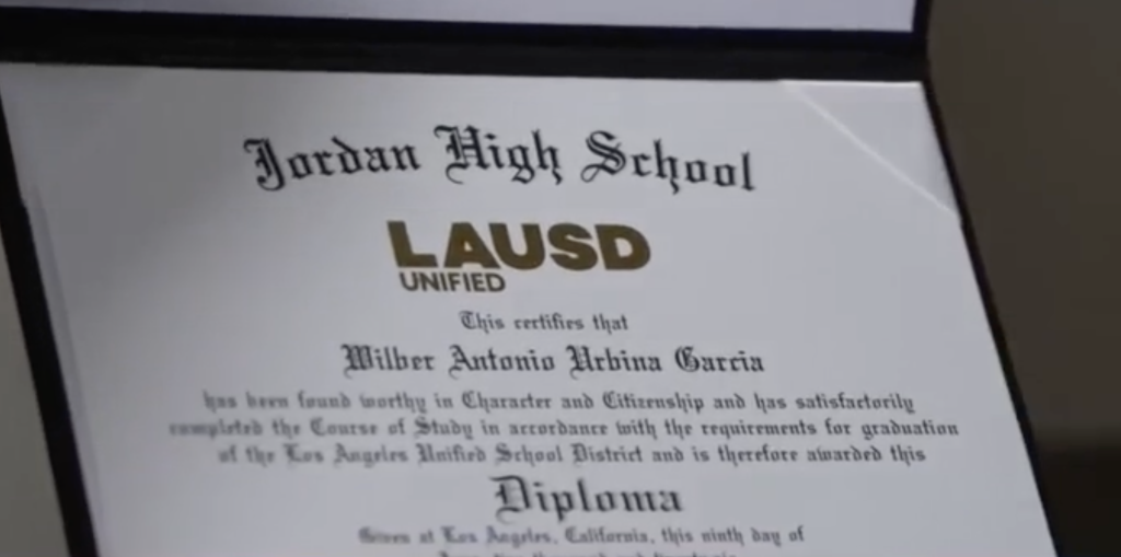 El diploma de Wilber