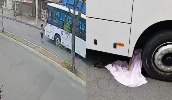Video capta los últimos segundos de una mujer antes de ser arrollada por una ruta en Managua