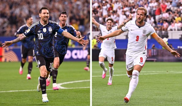 Lionel Messi y Harry Kane.