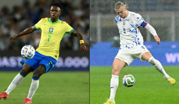 Vinicius y Haaland