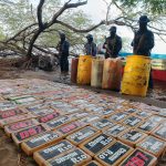 Incautan 132 tacos de cocaína en el Golfo de Fonseca
