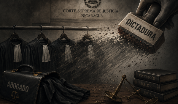 Eliminación masiva de abogados causa caos jurídico en Nicaragua