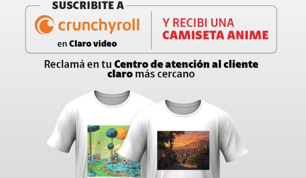 Claro integra Crunchyroll a su plataforma Claro Video
