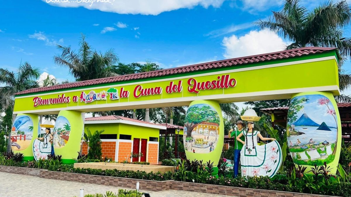 Parque central del municipio de Nagarote. Foto: Tomada del INTUR.