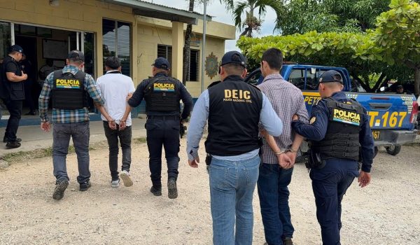 Capturados en Guatemala los presuntos responsables del crimen. PNC Guatemala