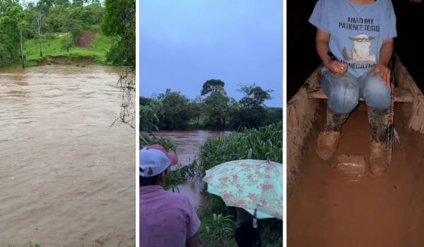 Influencer campesina urge al alcalde de El Tortuguero un puente que una a comunidades