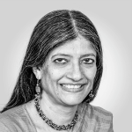 Jayati Ghosh es profesora de Economía en la Universidad de Massachusetts Amherst, es miembro de la Comisión de Economía Transformadora del Club de Roma y copresidenta de la Comisión Independiente para la Reforma de la Fiscalidad Corporativa Internacional.  
