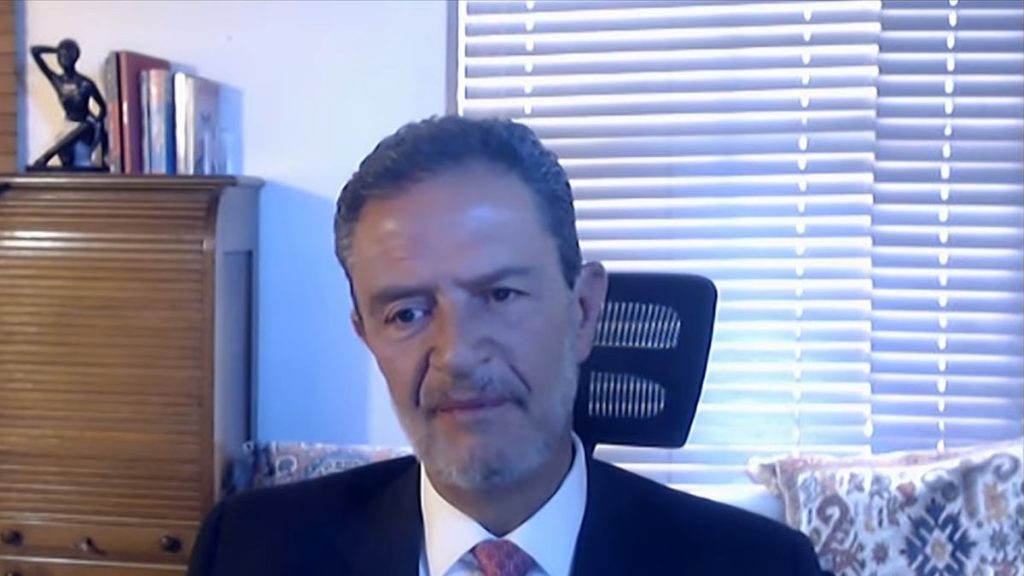 Omar Bula Escobar, canciller designado de Colombia. Foto: captura de pantalla de la entrevista con Noticias Caracol.