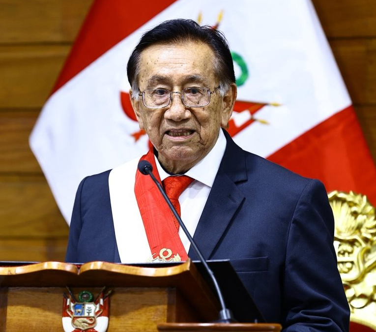 El presidente saliente de Perú, José María Balcázar. Foto/Efe