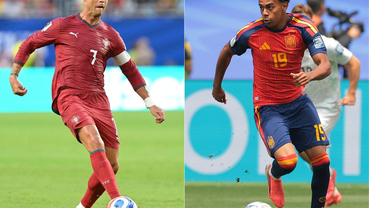 Ronaldo y Lamine, las máximas atracciones para el duelo de este lunes. LA PRENSA/AFP