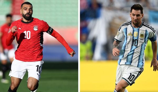 Salah y Messi, las figuras de Egipto y Argentina en la Copa Mundial. LA PRENSA/ AFP