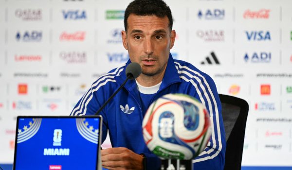 Lionel Scaloni, seleccionador de Argentina en el Mundial. LA PRENSA/AFP