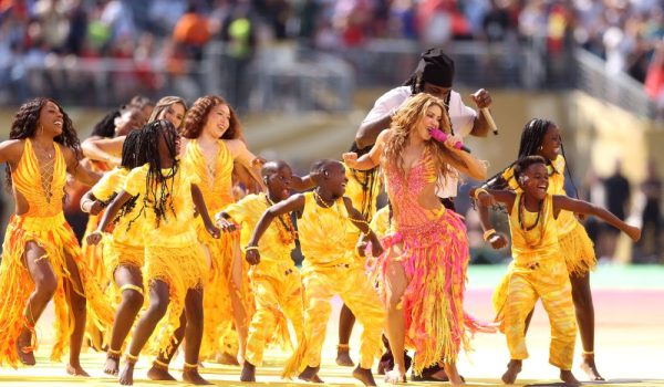 Shakira durante el show de medio tiempo de la Copa Mundial 2026