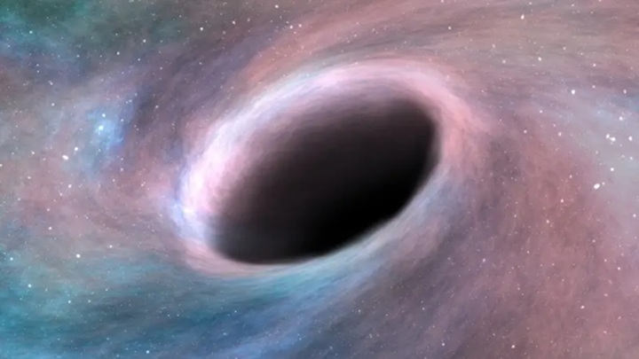 Así se ve un agujero negro supermasivo. Se formaron hace cientos de millones de años y es uno de los fenómenos que más intriga a los astrónomos. LA PRENSA/ TOMADA DE LA BBC