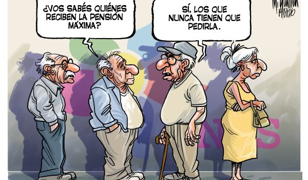 Caricatura 14/07/2026 / La pensión lástima