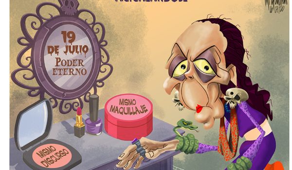 Caricatura 17/07/2026 / Acicalando la calavera