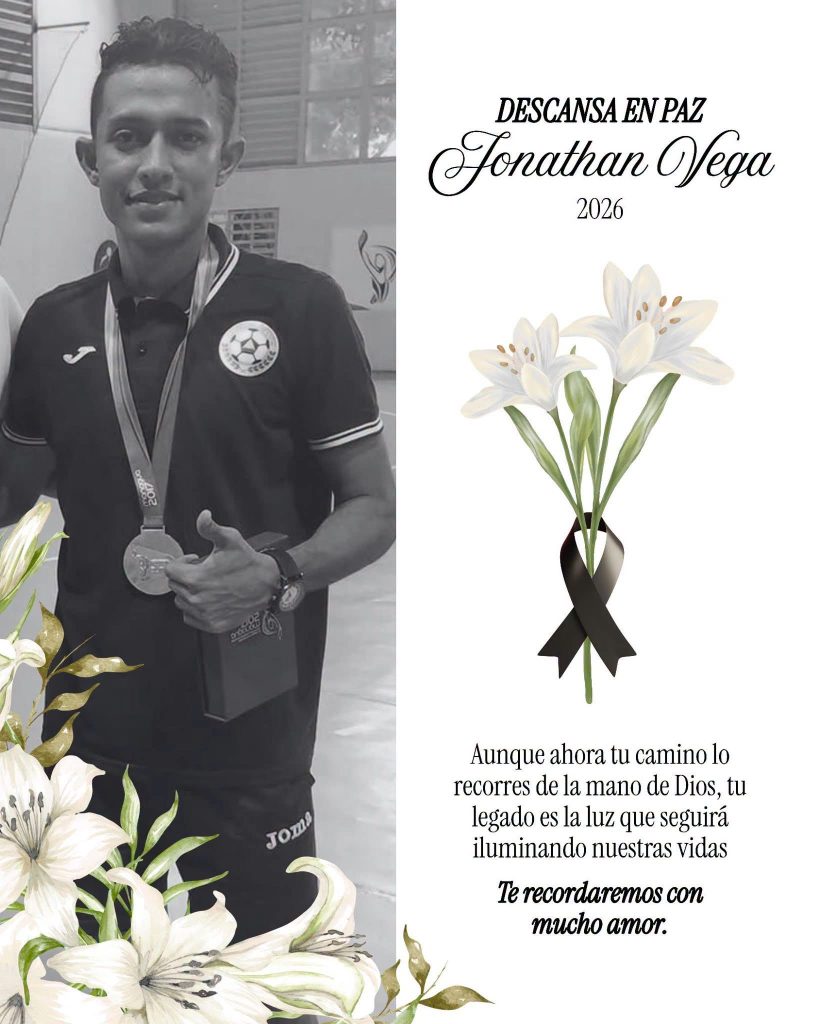 Solofutbolnica expresa condolencias por la muerte del futbolista Jonathan Alberto Vega Aburto, de 32 años. Foto: Solofutbolnica/Facebook.