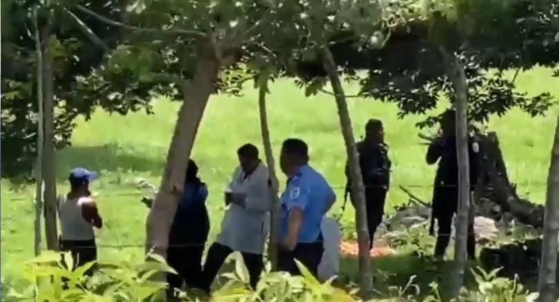 Doble crimen en Matagalpa. La Policía investiga el suceso. Foto: Noticias RRS/Facebook.