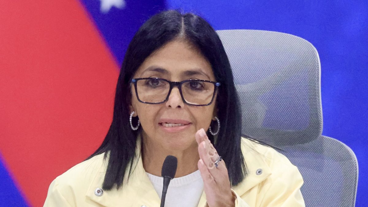 La presidenta encargada de Venezuela, Delcy Rodríguez. EFE/ Iván Cárdenas