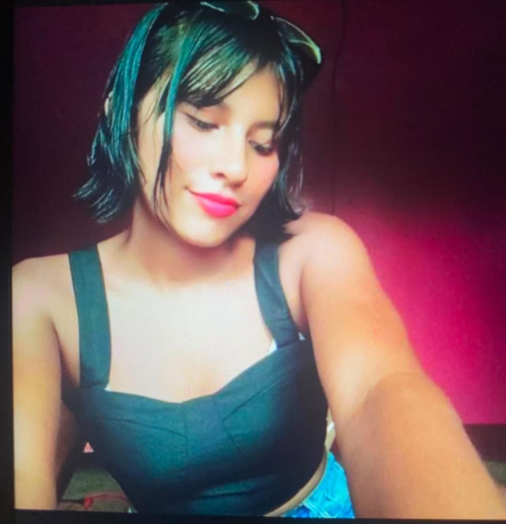 Keyding Nayeli Osegueda López, posando para sus redes sociales. Foto: Cortesía/María López.