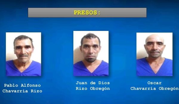 Tres detenidos y un prófugo por crimen de padre e hijo en Matagalpa