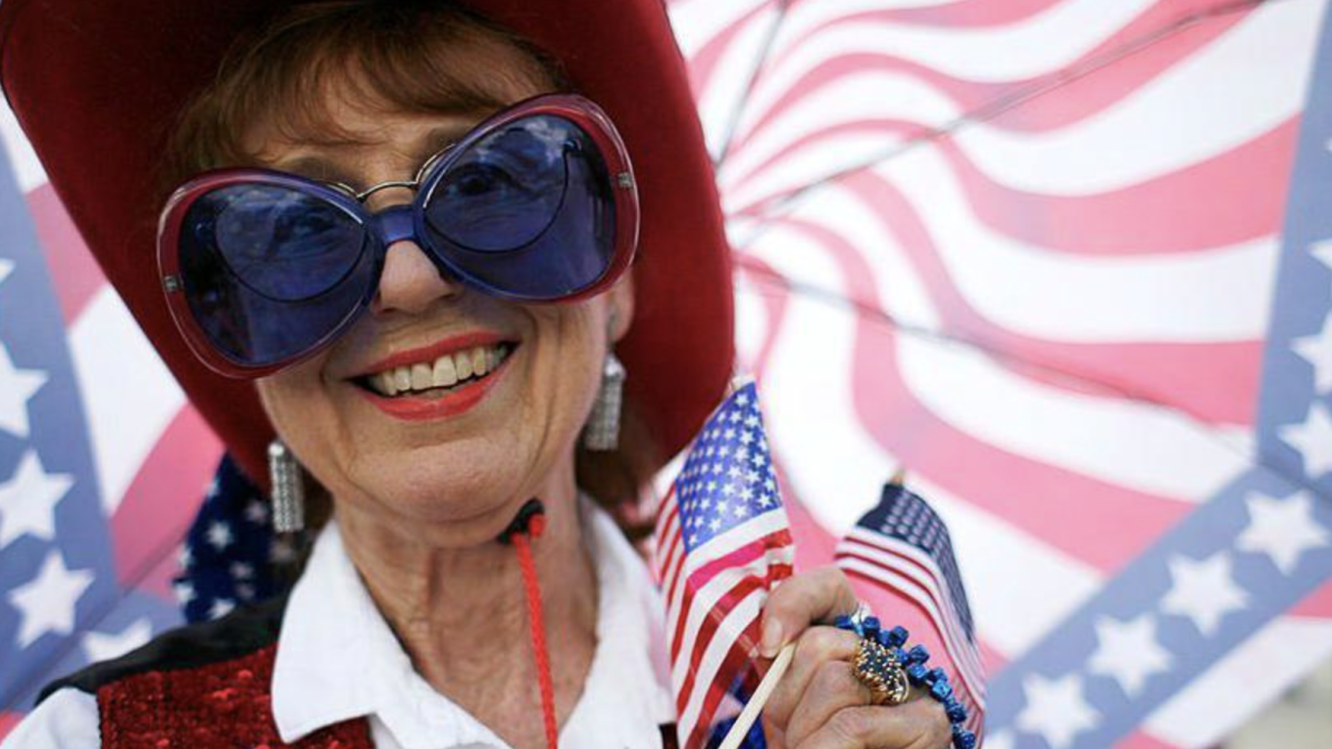 Ben Sklar/Getty Images Una mujer en Texas celebra el Día de la Independencia de Estados Unidos