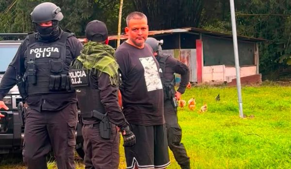 Capturan al Diablo, el narco más buscado de Costa Rica que se ocultó en Nicaragua