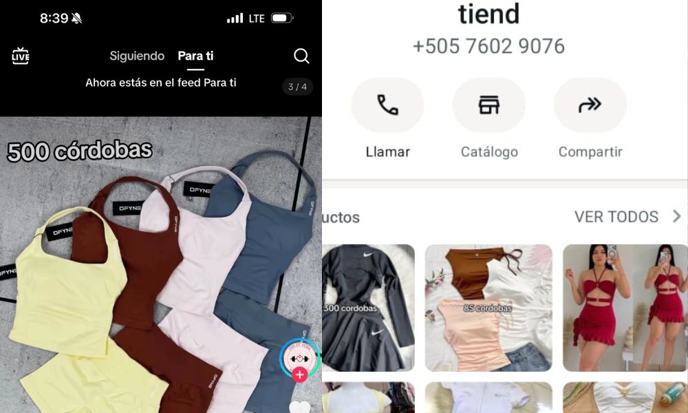 Catálogos en línea cuyos números de contacto no responden a partir de denuncias de estafas digitales. 