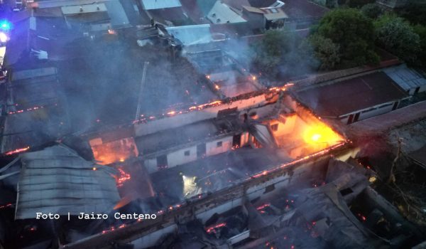 Incendio en León. Foto: Jairo Centeno.