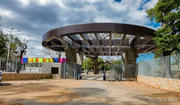 Parque Las Piedrecitas en 2024 cuando la comuna orteguista ejecutó la rehabilitación de la II etapa. El 19 Digital