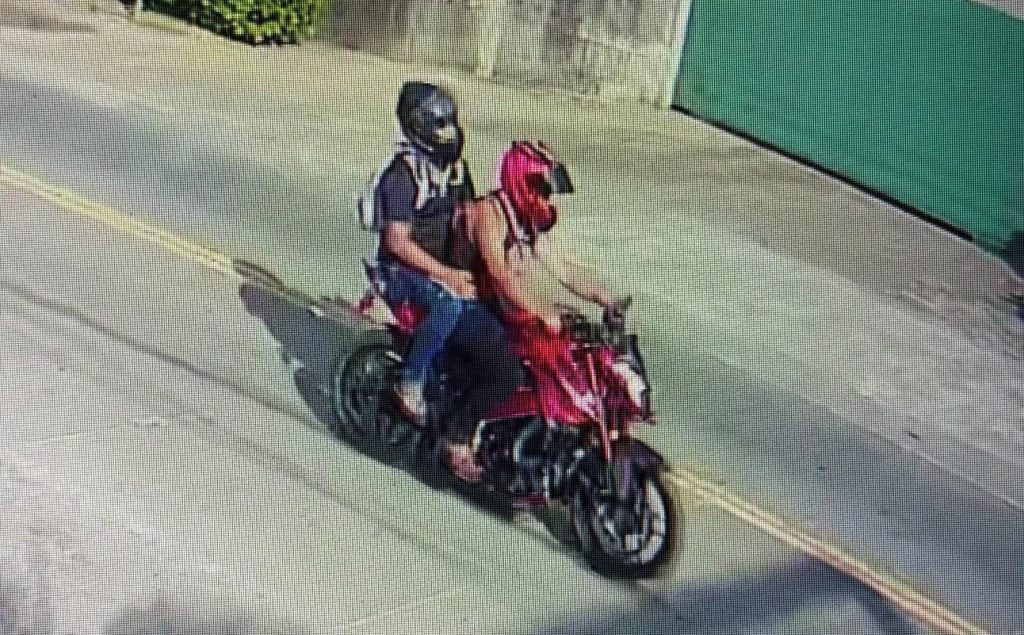 Motociclista señalado de causar la muerte al niño Inmer Rivas López, en Managua. Foto: Cortesía/Melissa López Pastrán.
