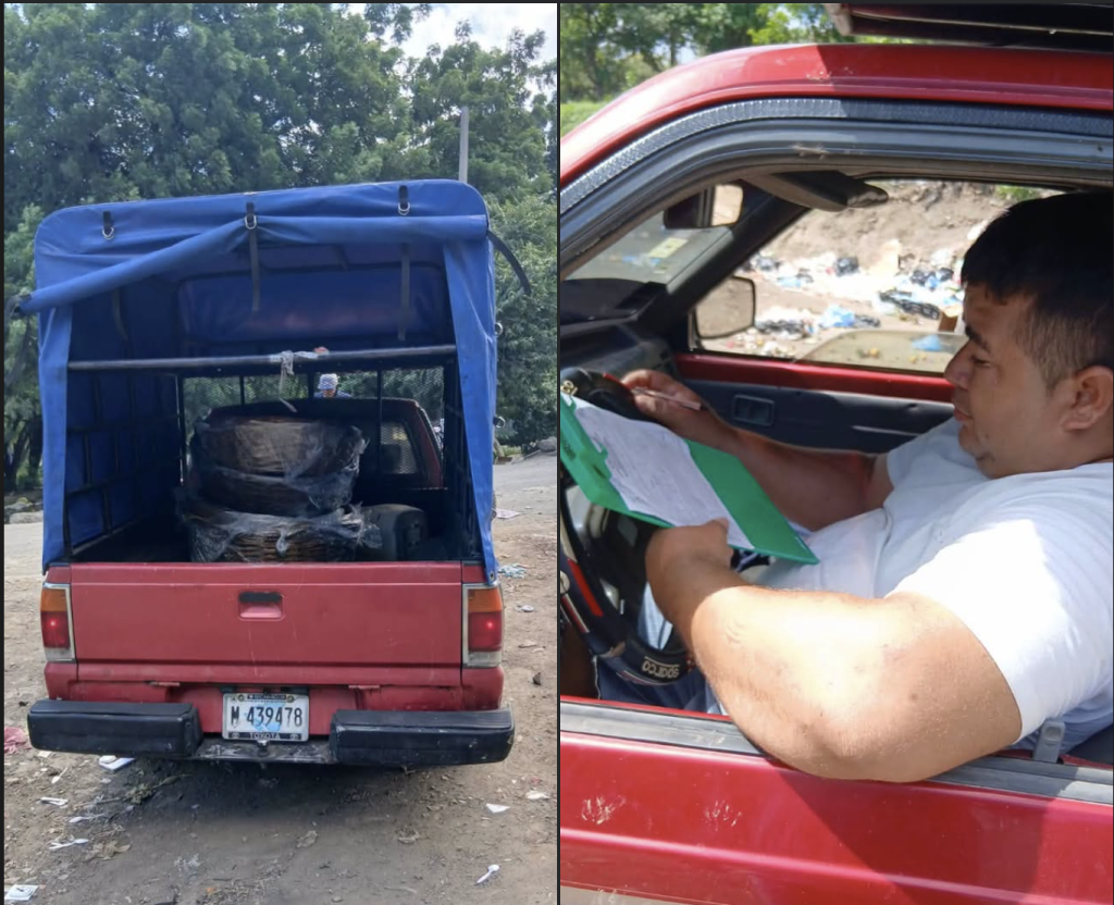 Ciudadano que fue sorprendido tirando basura en sitio no autorizado. Yo Quiero Vivir Limpio