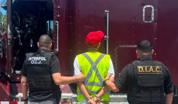 Nicaragüense requerido por narcotráfico en El Salvador es capturado en Costa Rica