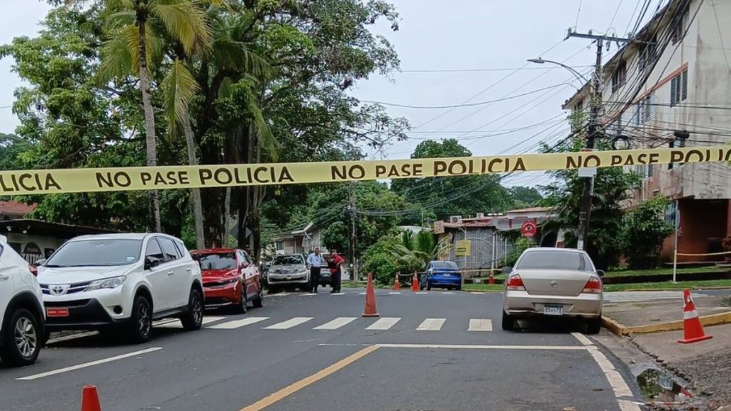 Lugar donde ocurrió el tiroteo donde murió la nicaragüense Monserrat y su padrastro Xavier Meneses. Foto: Destino Panamá.