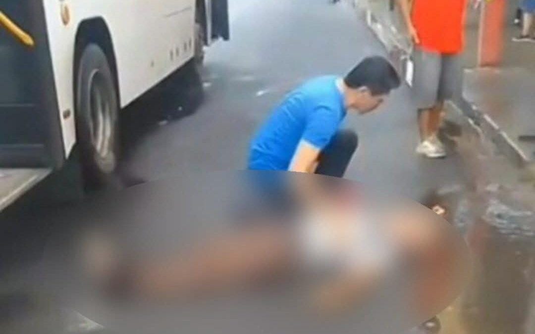 Hombre muere tras ser empujado de una ruta en Managua. Foto: Nueva Radio Ya.