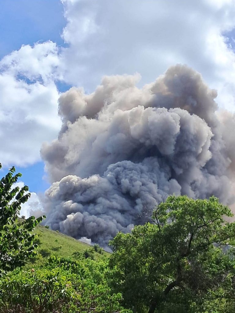 Volcán Telica en León registra explosiones en las últimas 24 horas. Alcaldía de Telica