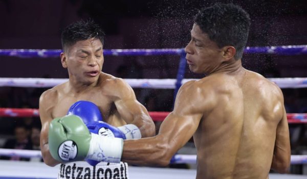 Nicaragüense Bryan Blandón pasó apuros para defender la casa ante rival mexicano