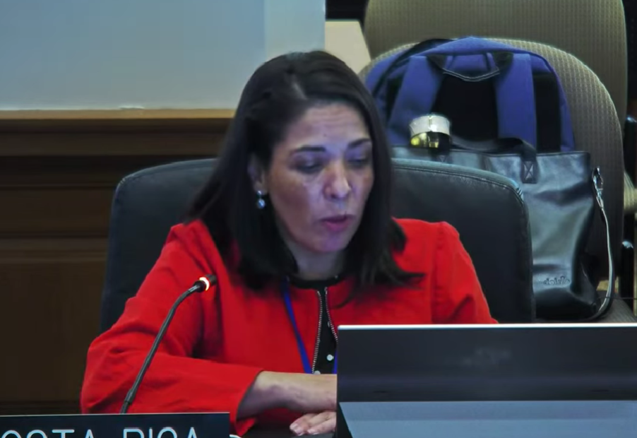 Alejandra Solano, representamte de Costa Rica OEA