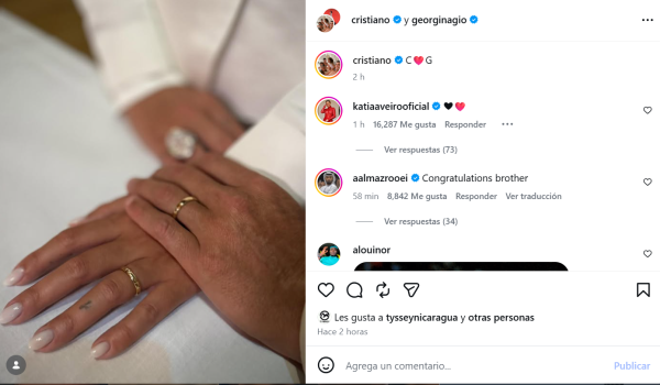 Cristiano Ronaldo y Georgina se han casado