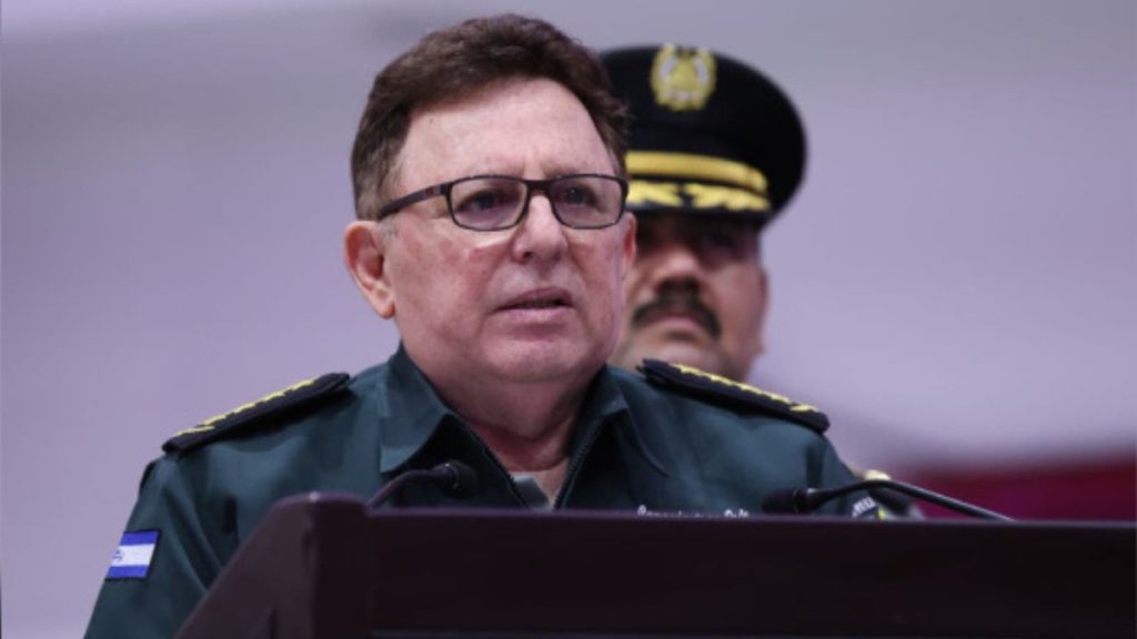 El jefe del Ejército de Nicaragua, Julio César Avilés en el acto de 46 aniversario de fundación de la Fuerza Naval del Ejército de Nicaragua. Foto: El 19 Digital.