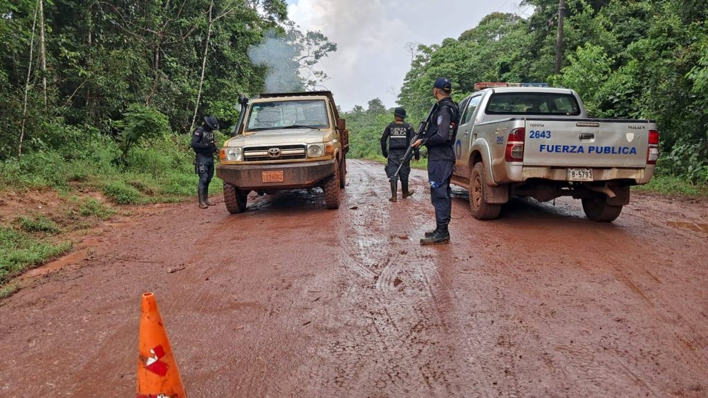 Instituciones de seguridad de Costa Rica han ampliado operativos en la zona de Crucitas, fronteriza con Nicaragua