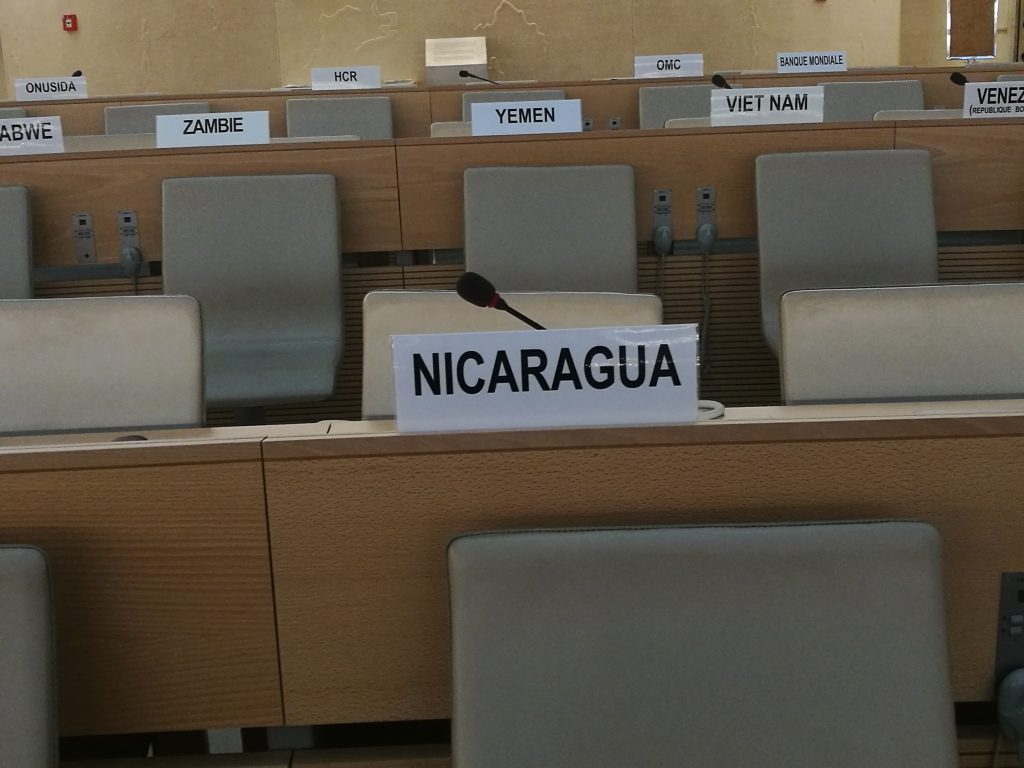 Nicaragua un paìs ausente en derechos humanos.
