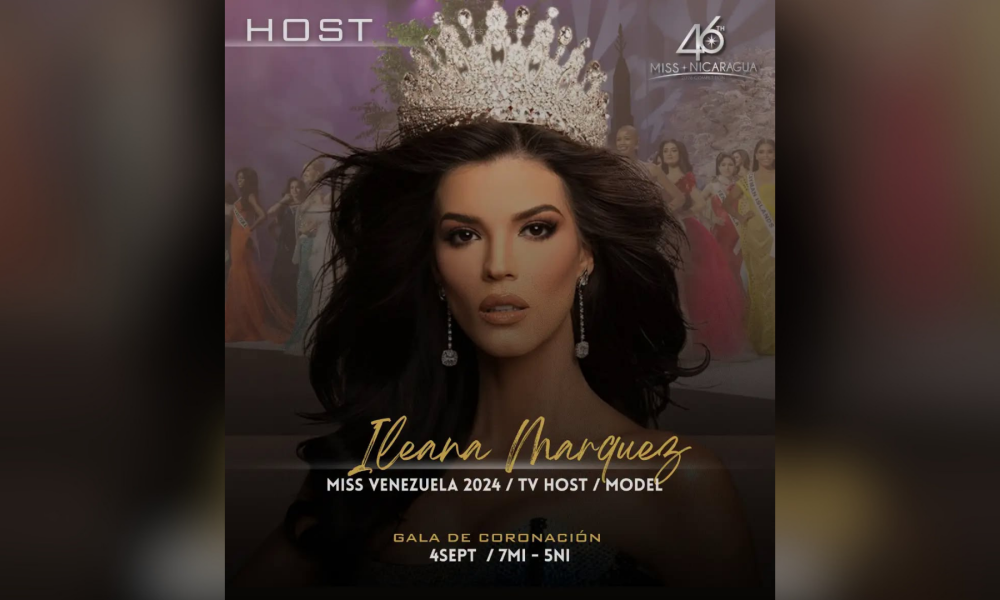 Ileana Márquez será la encargada de conducir la coronación de Miss Universe Nicaragua 2026. Foto: Facebook/Miss Universe Nicaragua